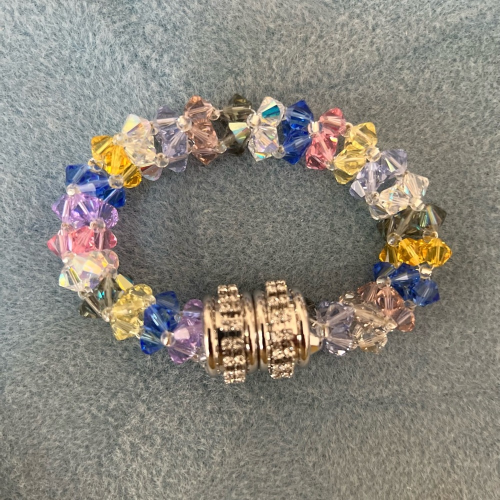 Swarovski Bracelet Magnetic Clasp with Rhinestones